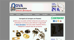 Desktop Screenshot of novacerrajeria.com